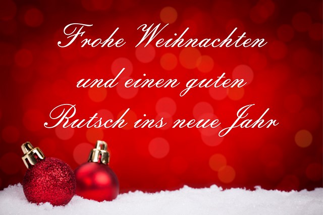 FROHE WEIHNACHTEN UND EIN FROHES NEUES JAHR!